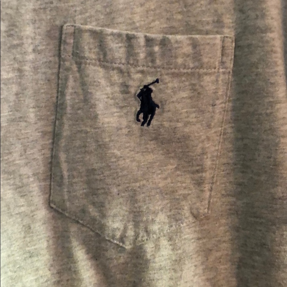 Men’s Gray Ralph Lauren Shirt with Pocket